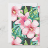 Wild One Birthday Invitation Oerwoud Animals Party Kaart (Achterkant)