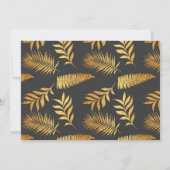 Wild One Birthday Invitation Oerwoud Animals Party Kaart (Achterkant)