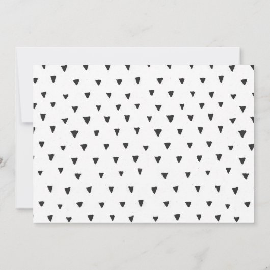 Wild One Birthday Invitation Oerwoud Animals Party Kaart (Achterkant)