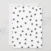 Wild One Birthday Invitation Oerwoud Animals Party Kaart (Achterkant)