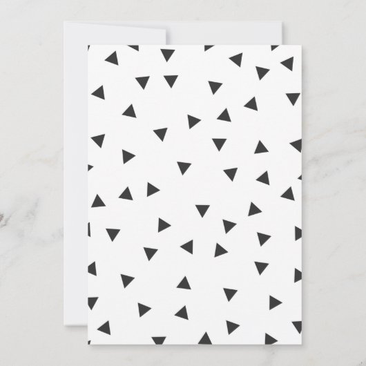 Wild One Birthday Invitation Oerwoud Animals Party Kaart (Achterkant)