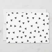 Wild One Birthday Invitation Oerwoud Animals Party Kaart (Achterkant)