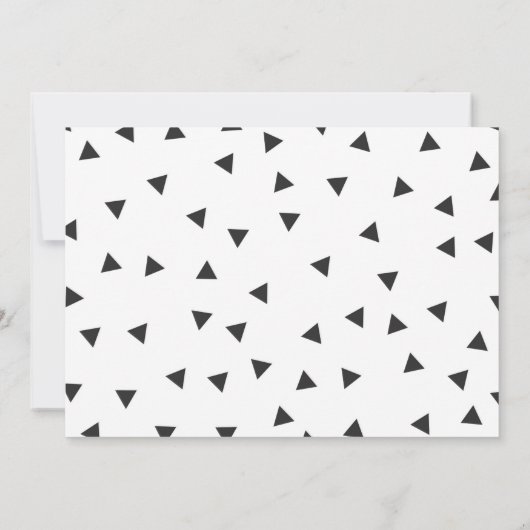 Wild One Birthday Invitation Oerwoud Animals Party Kaart (Achterkant)