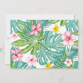 Wild One Birthday Invitation Safari Animals Party Kaart (Achterkant)