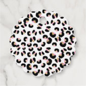 Wild One Birthday Leopard Print Wild Oerwoud Party Bedankjes Labels (Achterkant)