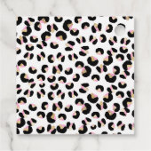 Wild One Birthday Leopard Print Wild Oerwoud Party Bedankjes Labels (Achterkant)