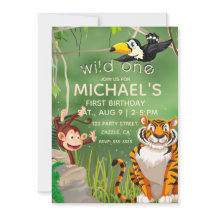 Wild One Birthday Oerwoud Animals Party