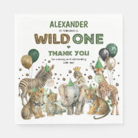 Wild One Birthday Oerwoud Safari Party Dieren