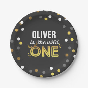 Wild One Birthday Paper Bord 7" Modern Wild One