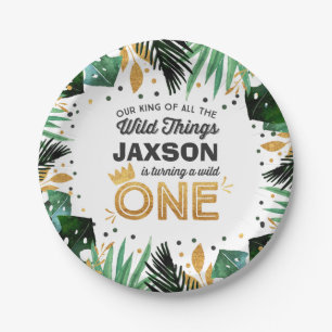 Wild One Birthday Paper Bord 7" Wilde Dingen Party