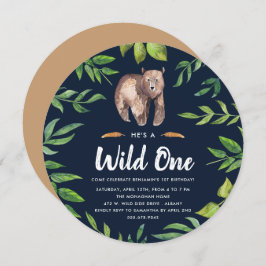 Wild One Birthday Party Invitation | Cirkel Kaart
