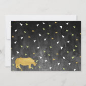 Wild One Birthday Party Invitations Kaart (Achterkant)