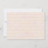 Wild One Birthday Party Roze Tipi 1e Verjaardag Kaart (Achterkant)