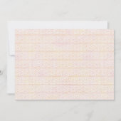 Wild One Birthday Party Roze Tipi 1e Verjaardag Kaart (Achterkant)