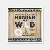 Wild One Birthday Party servet koning van het wild (Voorkant)