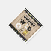 Wild One Birthday Party servet koning van het wild (Hoek)