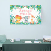 Wild One Birthday personalized banner (Beurs)