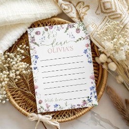 Wild One Birthday Time Capsule Card Kaart