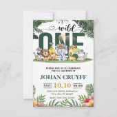 Wild One Birthday Uitnodiging (Voorkant)