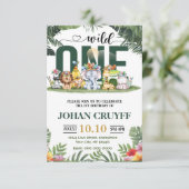 Wild One Birthday Uitnodiging (Staand voorkant)