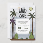 Wild One Birthday Uitnodiging (Voorkant)