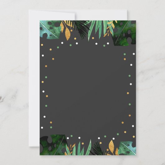 Wild One Birthday Uitnodiging Wild Things Verjaard (Achterkant)