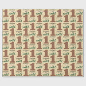 Wild One Birthday Wrapping Paper Cadeaupapier (Vlak)