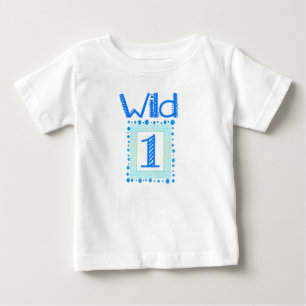 Wild One Blue Green First Birthday Outfit