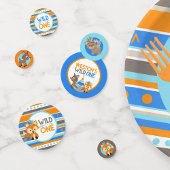 Wild One Blue Woodland Eerste Verjaardag Decoratie Confetti