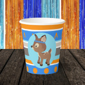 Wild One Blue Woodland Herten Party papieren beker