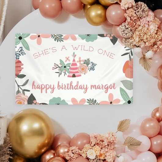 Wild One | Boho Camping Theme First Birthday Party Spandoek