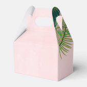 Wild One Boho Flamingo Birthday Party Favor Box Bedankdoosjes (Achterkant)