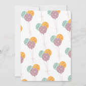 Wild One Boho Giraffe Meisje 1e Verjaardag Kaart (Achterkant)