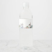 Wild One Boho Safari 1e verjaardag Etiket op fles (Achterkant)