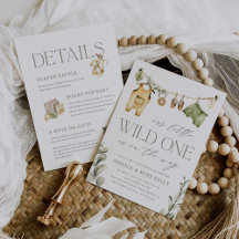 Wild One | Boho Safari All in One Baby shower