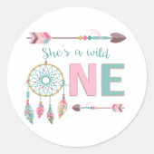 Wild One Boho Sticker (Voorkant)