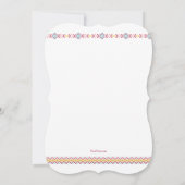 Wild One Boho Style Uitnodiging (Achterkant)