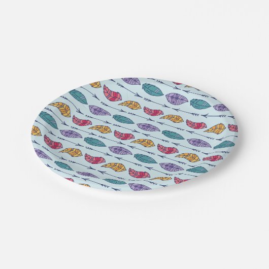 Wild One Boho Tribal Birthday Paper Bord (Gekanteld)