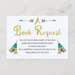 Wild One Book Request Card Informatiekaartje
