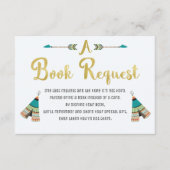 Wild One Book Request Card Informatiekaartje (Voorkant)