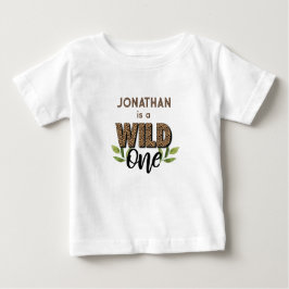 Wild One Boy 1e Verjaardag Baby T-shirt