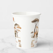 Wild One Boy 1e Verjaardag Safari Papieren Bekers (Links)