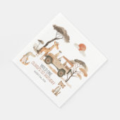 Wild One Boy 1e Verjaardag Safari Servet (Hoek)