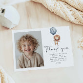 Wild One Boy 1st Birthday Bedankt