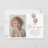 Wild One Boy 1st Birthday Bedankt (Voorkant)