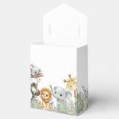 Wild One Boy Safari Jungle Animals  Baby Shower  Bedankdoosjes (Geopend)