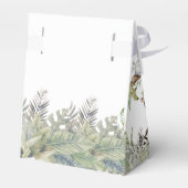 Wild One Boy Safari Jungle Animals  Baby Shower  Bedankdoosjes (Achterkant)