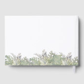 Wild One Boy Safari Jungle Animals Boy Baby Shower Gastenboek (Achterkant)