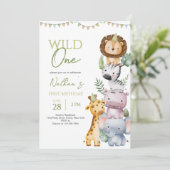 Wild One Boy Verjaardag Kaart (Staand voorkant)