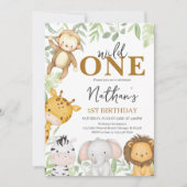 Wild One Boy Verjaardag Kaart (Voorkant)